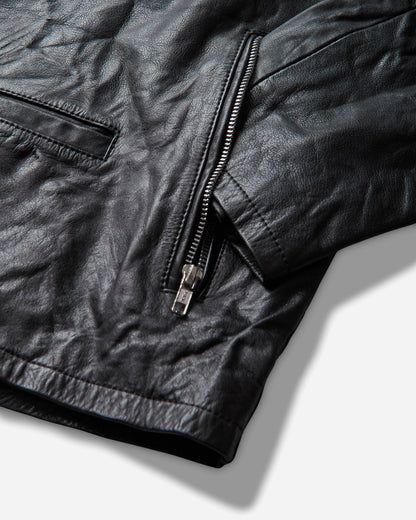 Racer Worldwide Biker Leather Jacket Black Coats and Jackets Leather Jackets JA-BIKER BLK