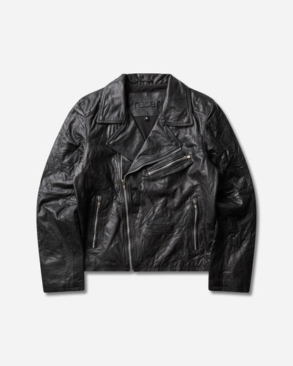 Racer Worldwide Biker Leather Jacket Black Coats and Jackets Leather Jackets JA-BIKER BLK