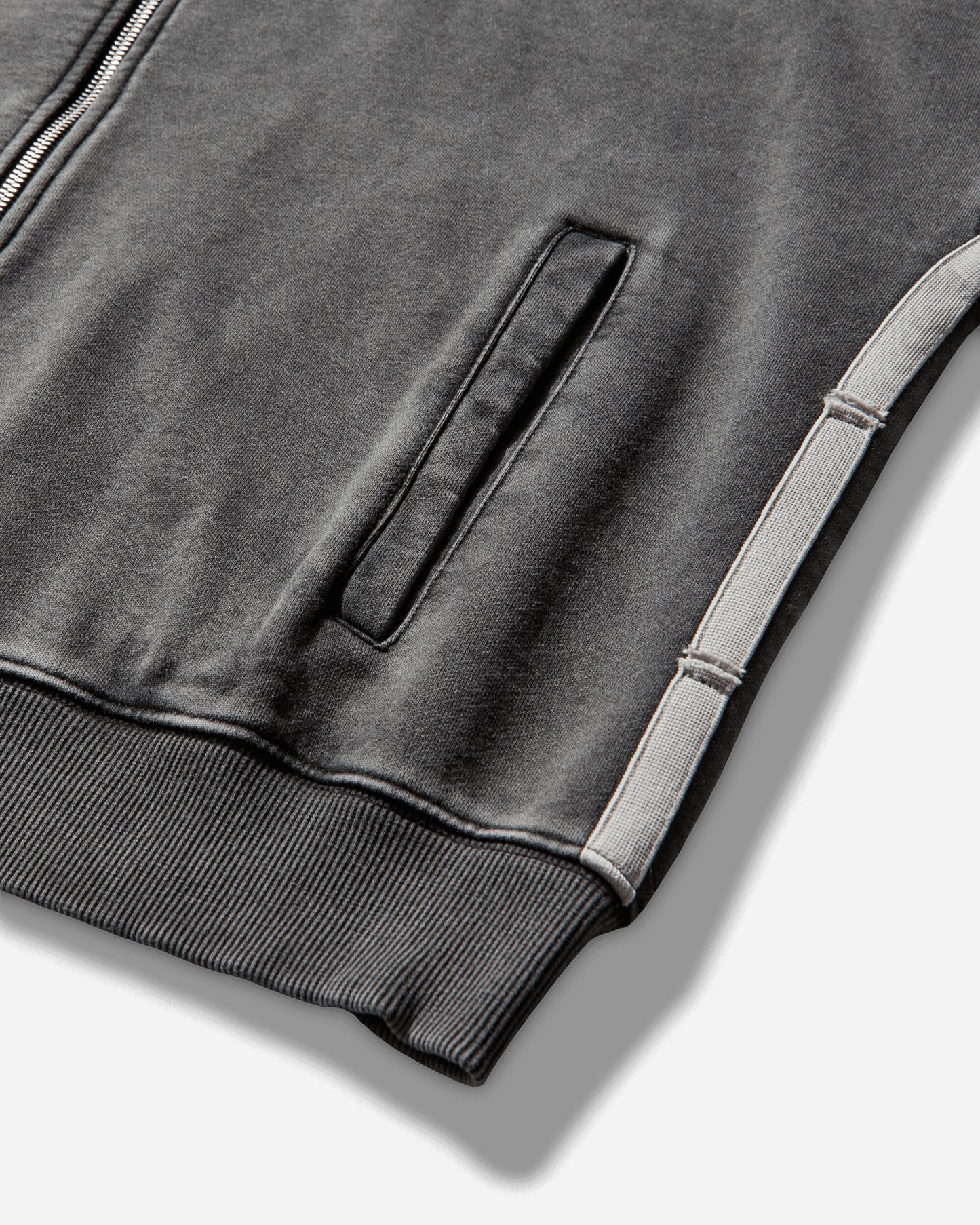 Racer Worldwide Track Hoodie Grey Sweatshirts Zip-Ups SS23-SW-LAMPAS-HOODIE GREY