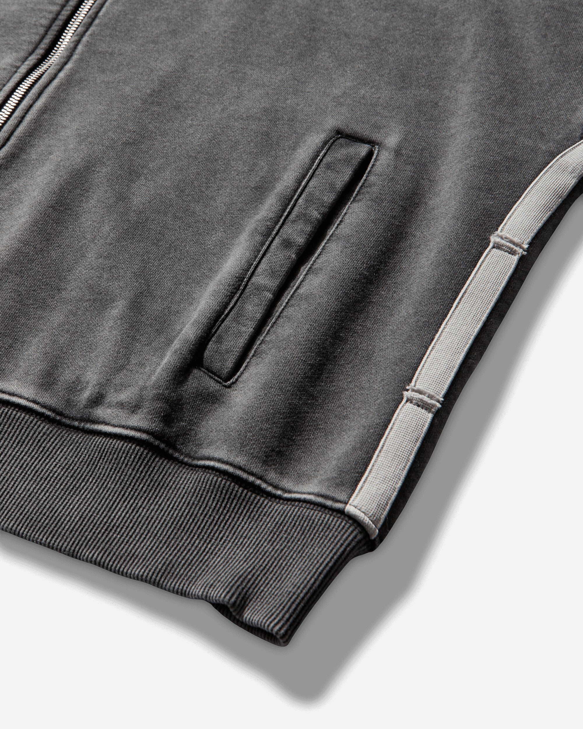 Racer Worldwide Track Hoodie Grey Sweatshirts Zip-Ups SS23-SW-LAMPAS-HOODIE GREY