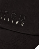 Random Identities Sponsored Baseball Cap Black/Beige Hats Caps RAN03K104  001