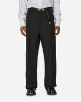 Random Identities High Waisted Pants Black Pants Trousers RAN04P011 BLACK