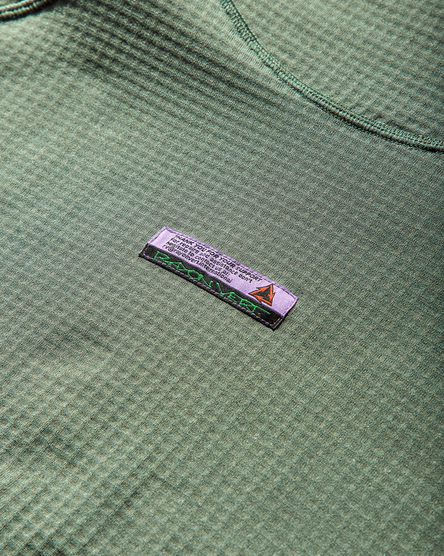 Rayon Vert Oasis Fleece Lichen Green Sweatshirts Fleece S5RVSH01 GREEN