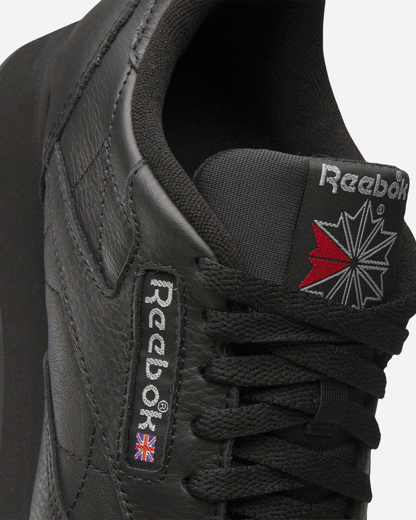 Reebok Classic Leather Cblack/Cblack/Pugry5 Sneakers Low 100008494 494