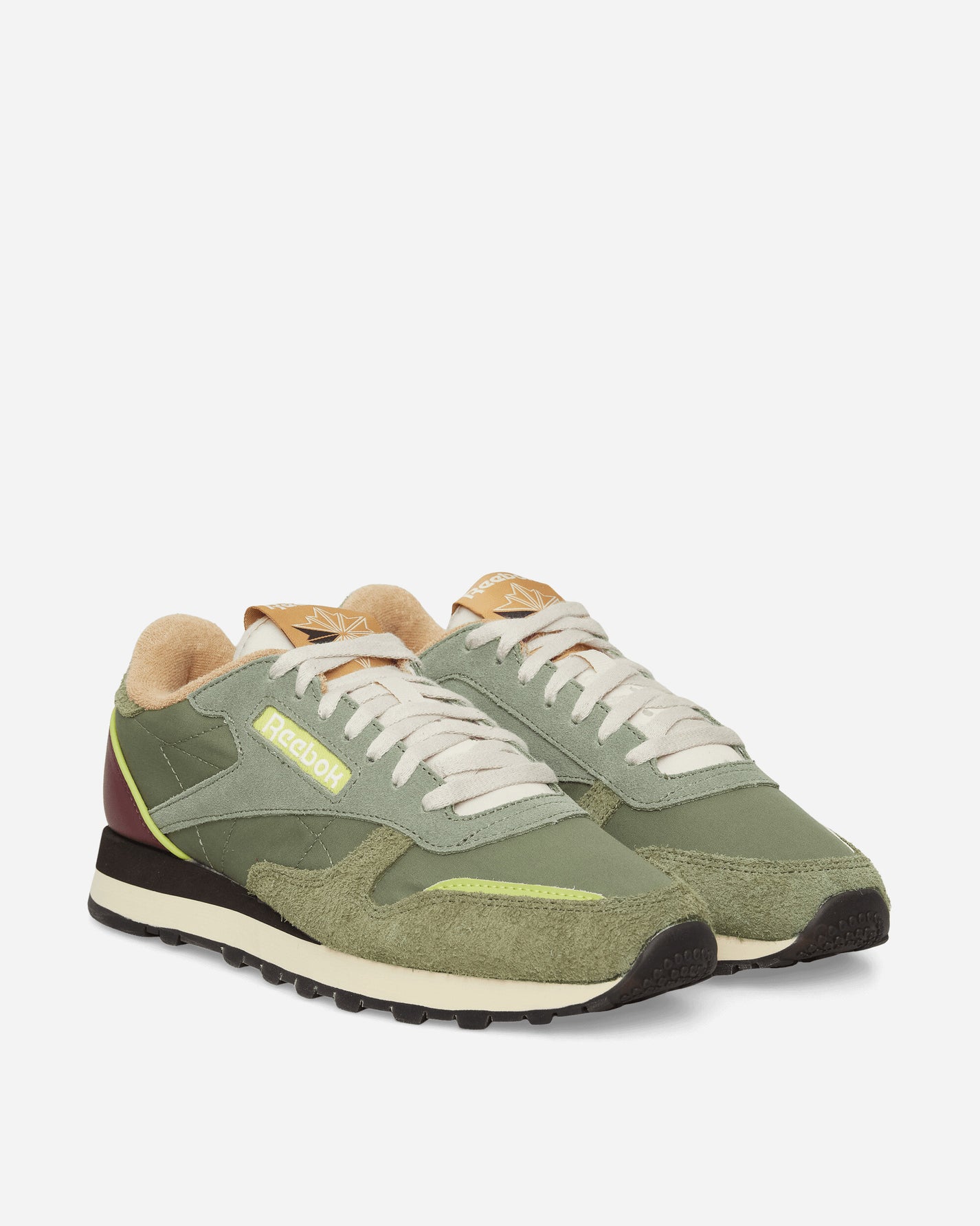 Reebok Classic Leather Premium Grit Green Sneakers Low 100260254 5200