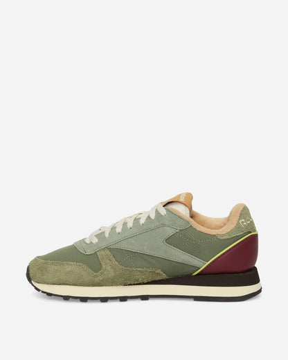 Reebok Classic Leather Premium Grit Green Sneakers Low 100260254 5200
