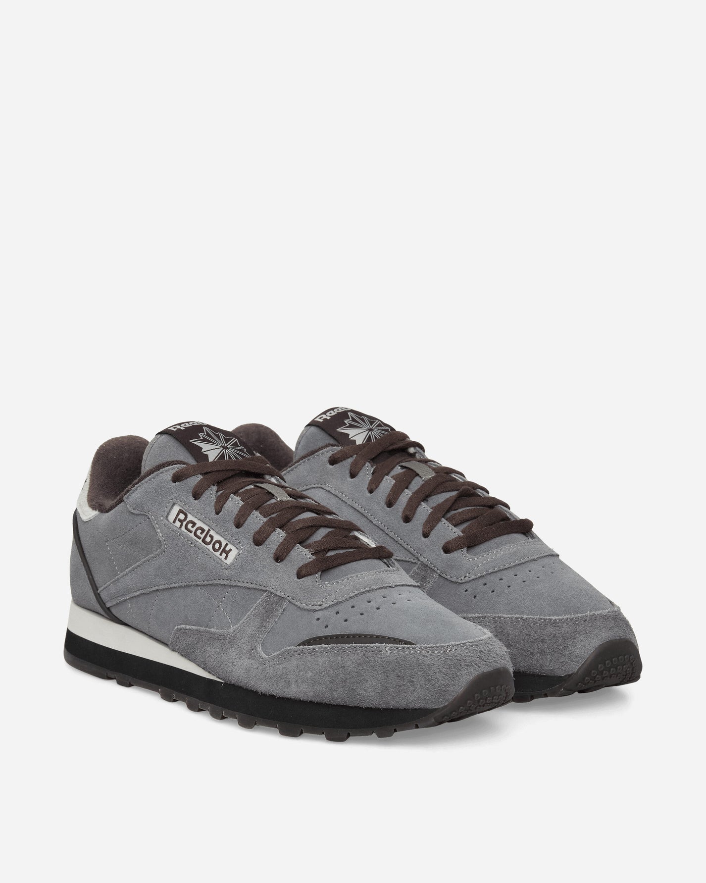 Reebok Classic Leather Premium Grey Suede Sneakers Low 100260253 0900