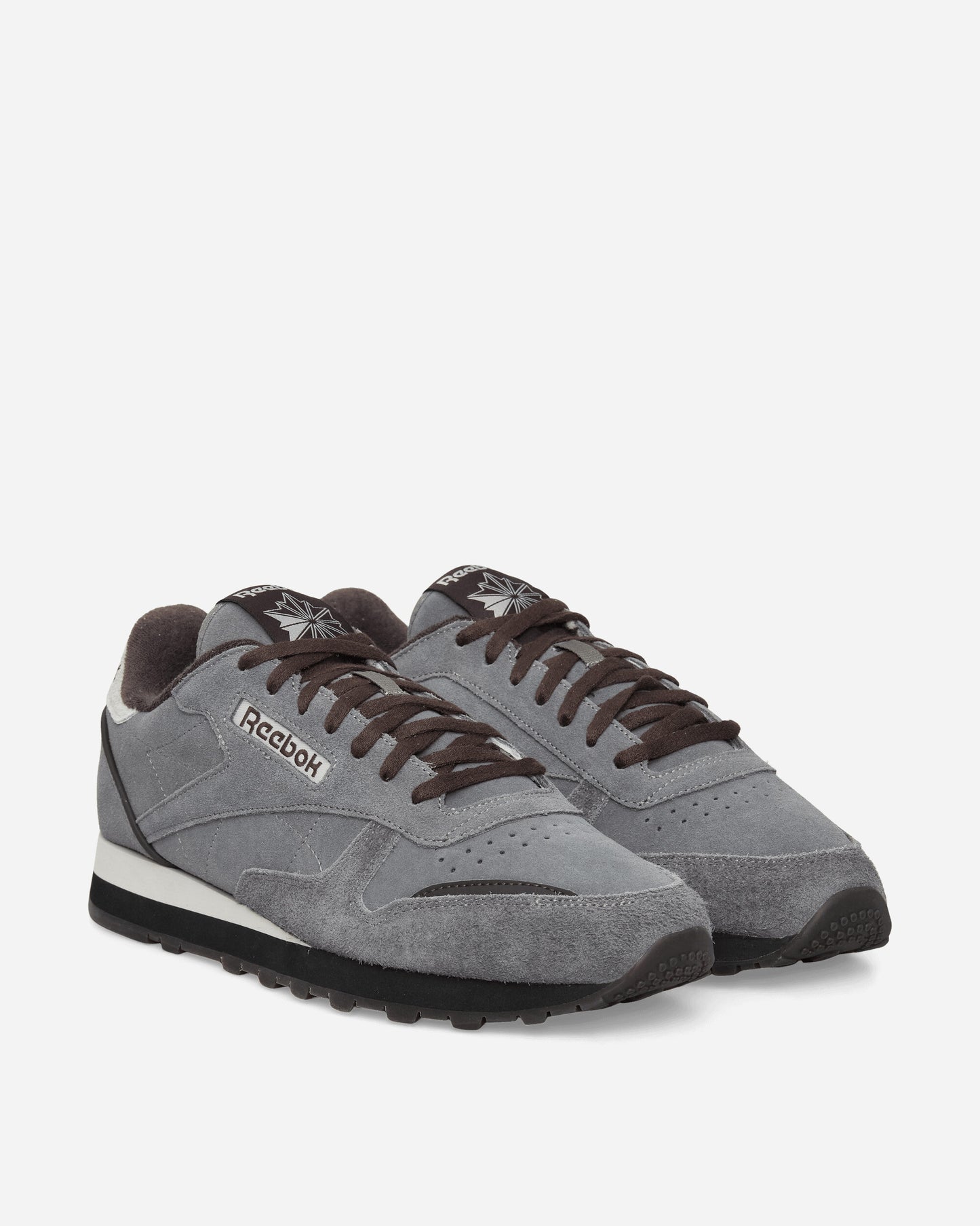 Reebok Classic Leather Premium Grey Suede Sneakers Low 100260253 0900