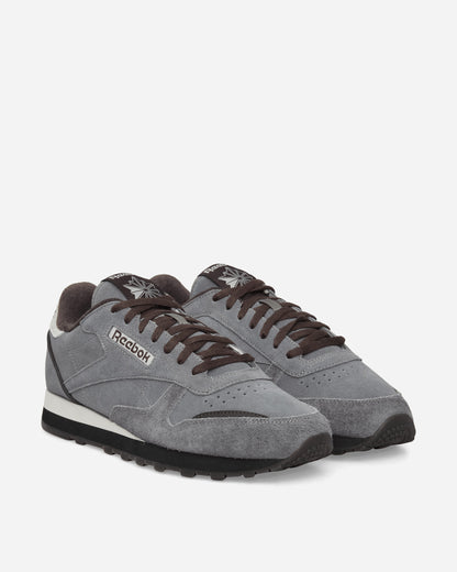 Reebok Classic Leather Premium Grey Suede Sneakers Low 100260253 0900
