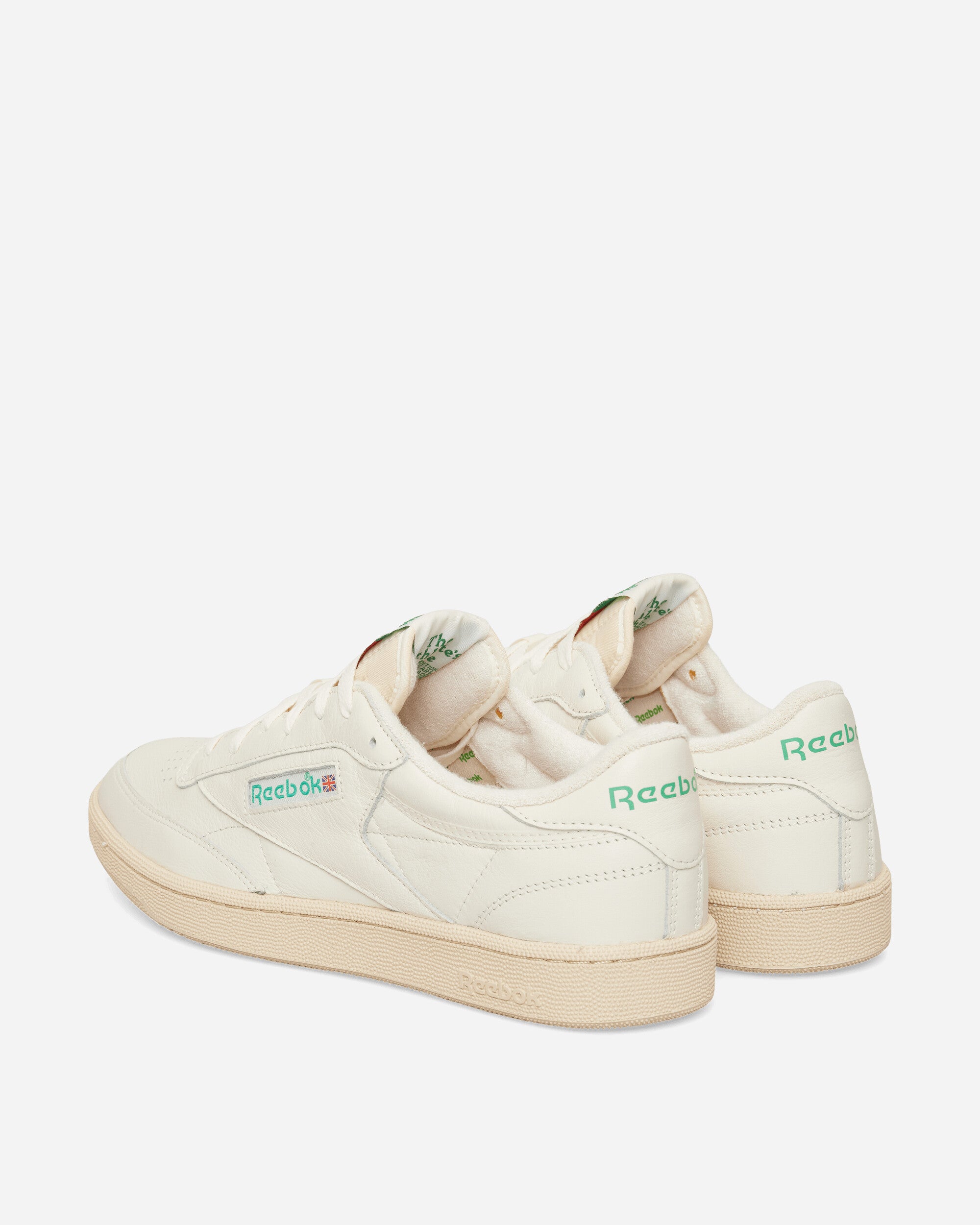 Reebok Club C 85 Vintage Top-Chalk/PaperWht/GlenGreen Sneakers Low 100000317FN 102