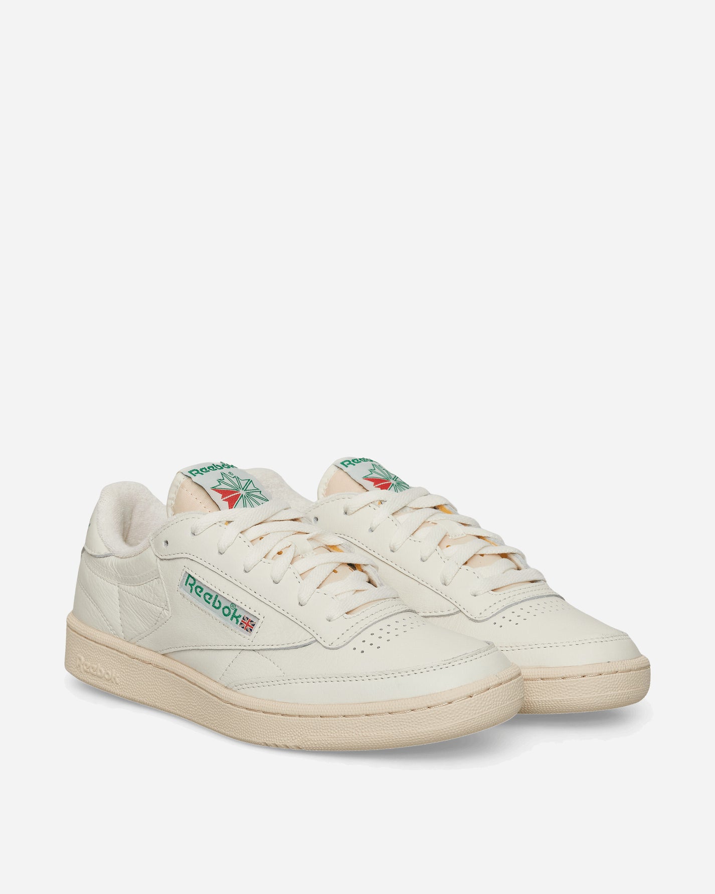 Reebok Club C 85 Vintage Top-Chalk/PaperWht/GlenGreen Sneakers Low 100000317 317
