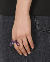 Roussey Wmns Tiny Wow Ring Purple Taffetas Jewellery Rings S21R01 3