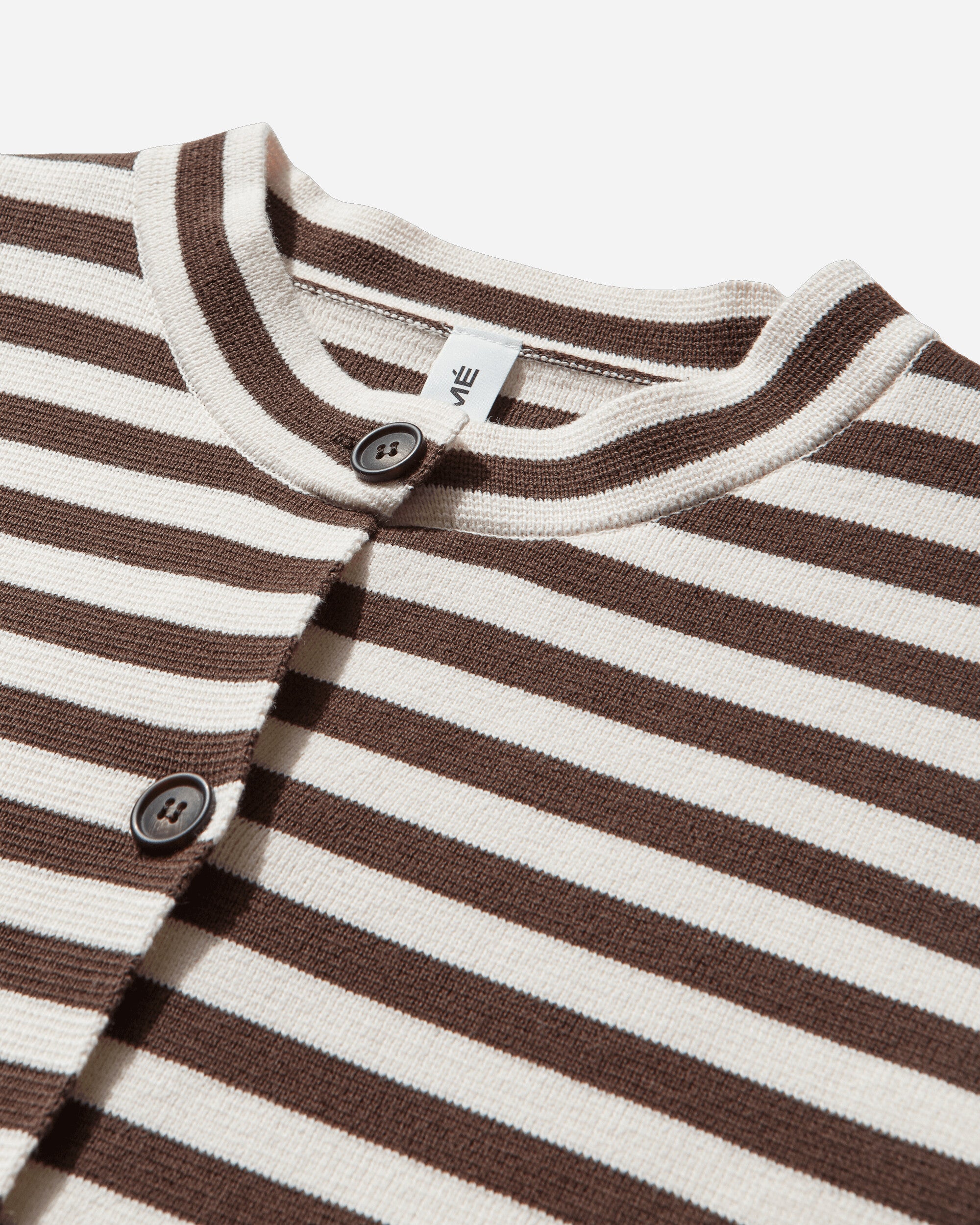 Résumé Kodyrs Knit Cardigan Creme Stripe Knitwears Sweaters 26711498 MULTI