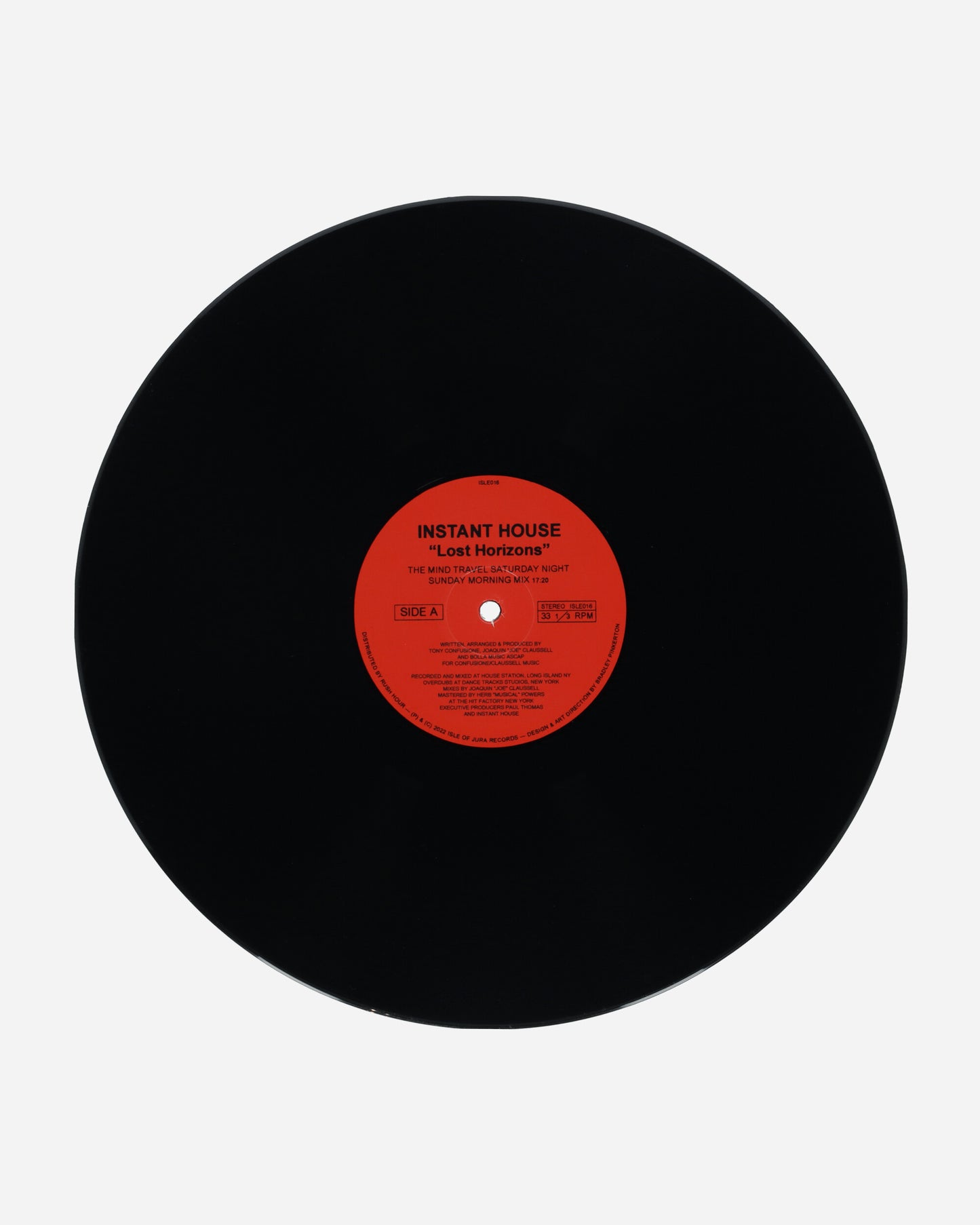 Rush Hour Instant House (Joe Claussell) - Lost Horizons Multicolor Music Vinyls ISLE016 1