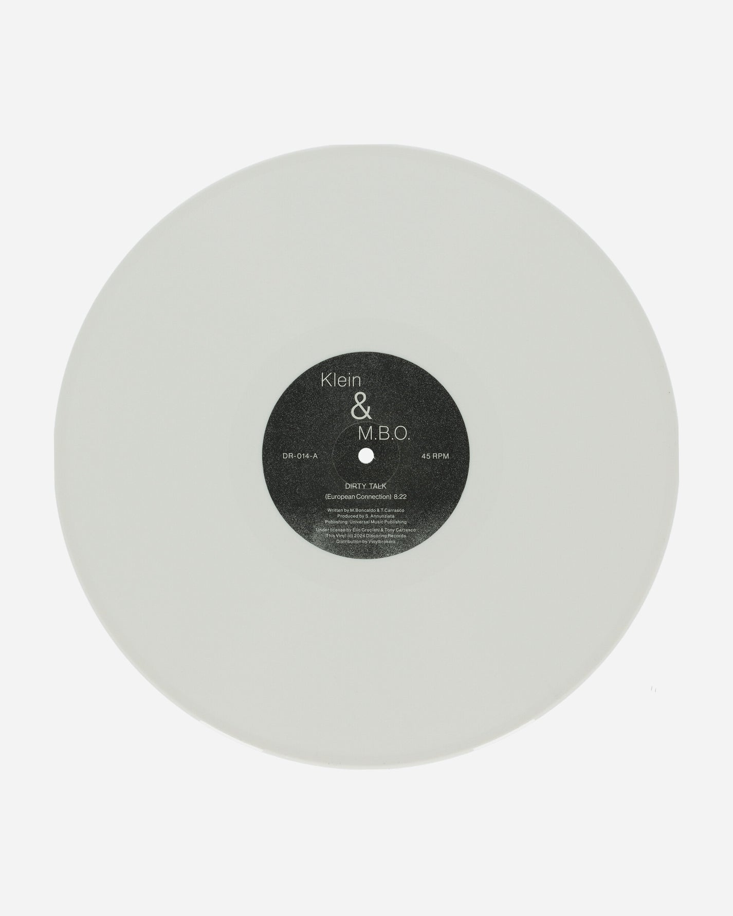 Rush Hour Klein & M.B.O. - Dirty Talk Multicolor Music Vinyls DR014 1