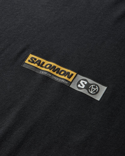 Salomon Salomon Ls Tee Slam Jam Deep Black/White T-Shirts Shortsleeve LC2719900
