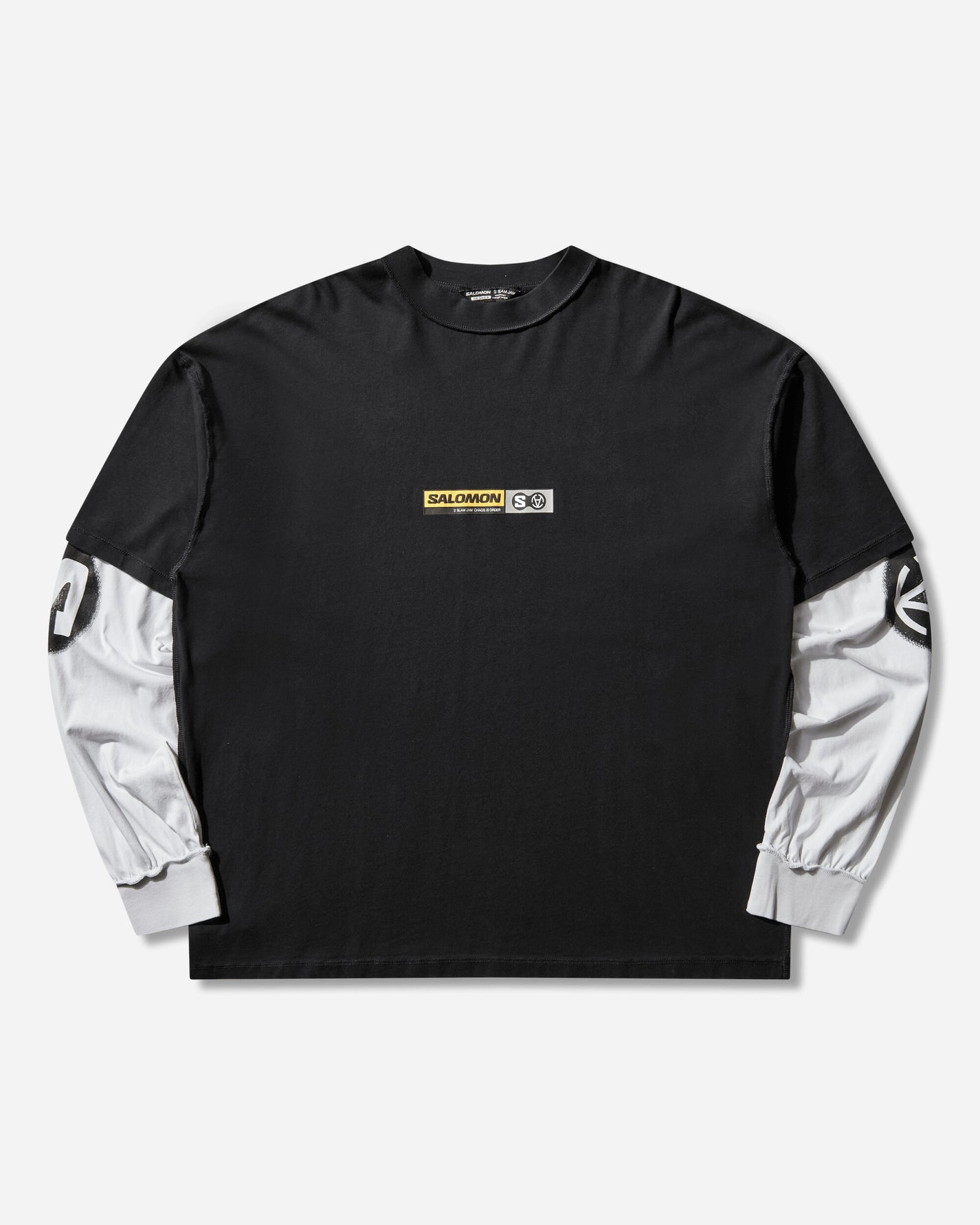 Salomon Salomon Ls Tee Slam Jam Deep Black/White T-Shirts Shortsleeve LC2719900
