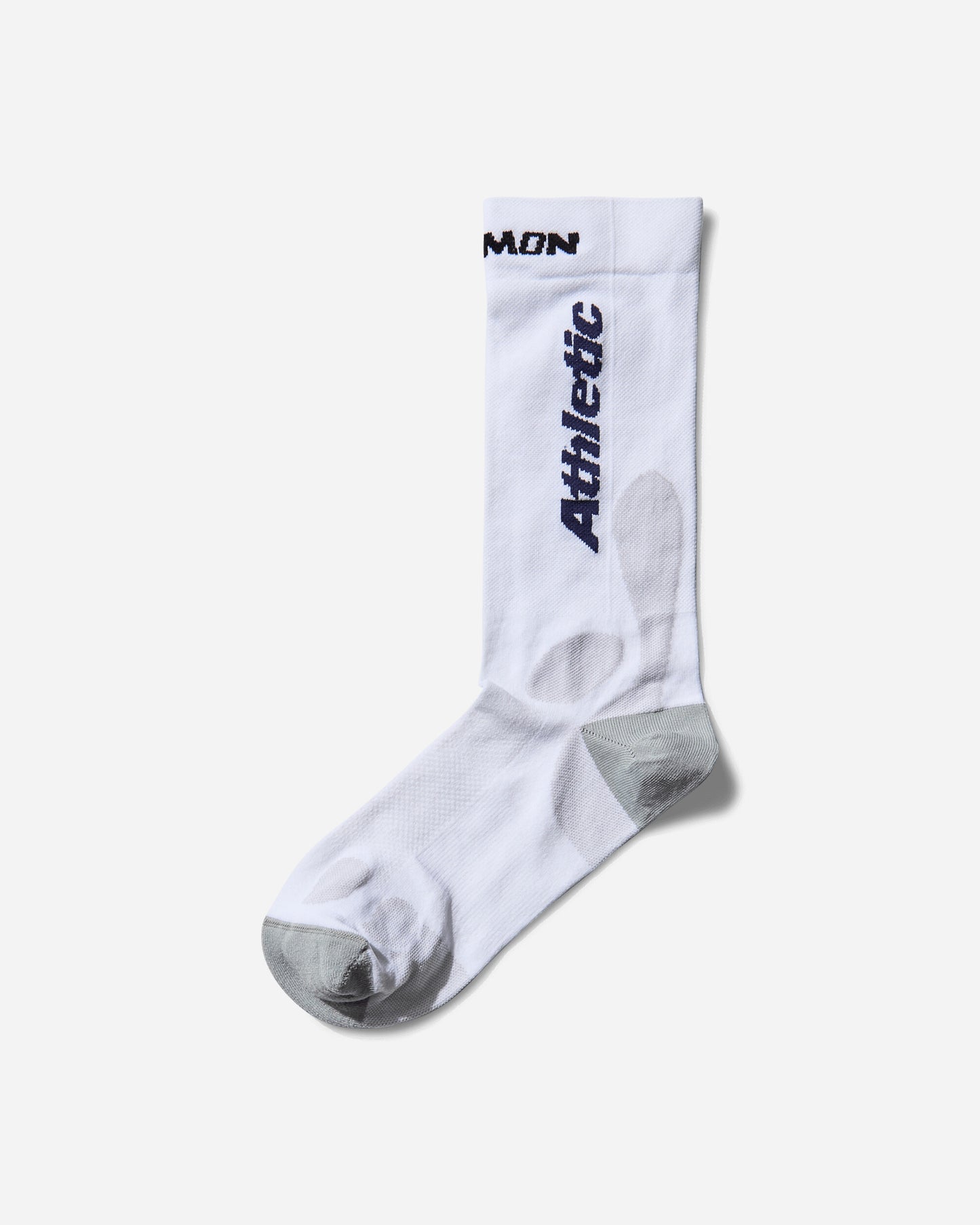 Salomon Mental Athletic Sock Crew White/Lunar Rock Underwear Socks LC2845400