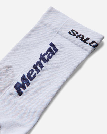 Salomon Mental Athletic Sock Crew White/Lunar Rock Underwear Socks LC2845400