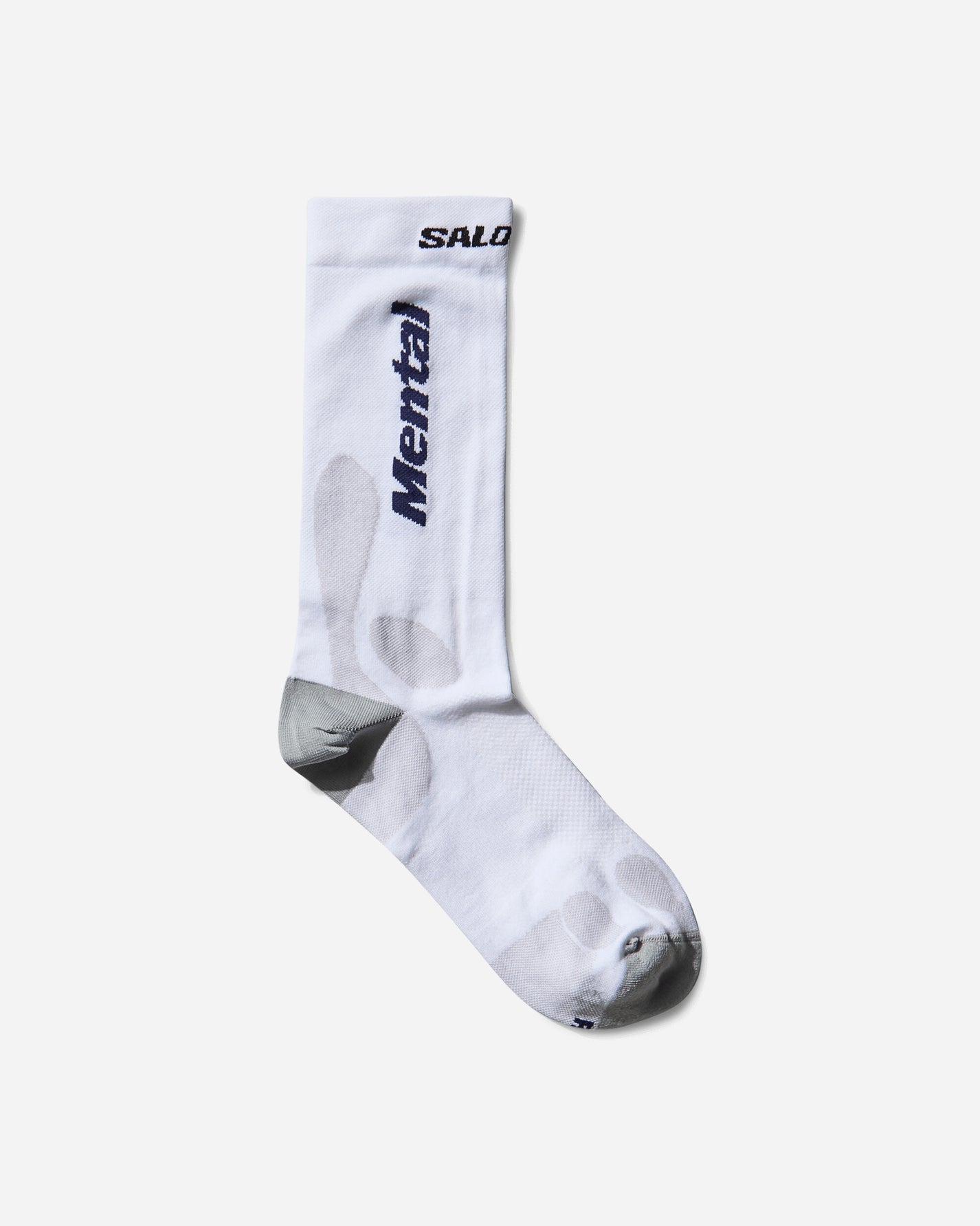Salomon Mental Athletic Sock Crew White/Lunar Rock Underwear Socks LC2845400