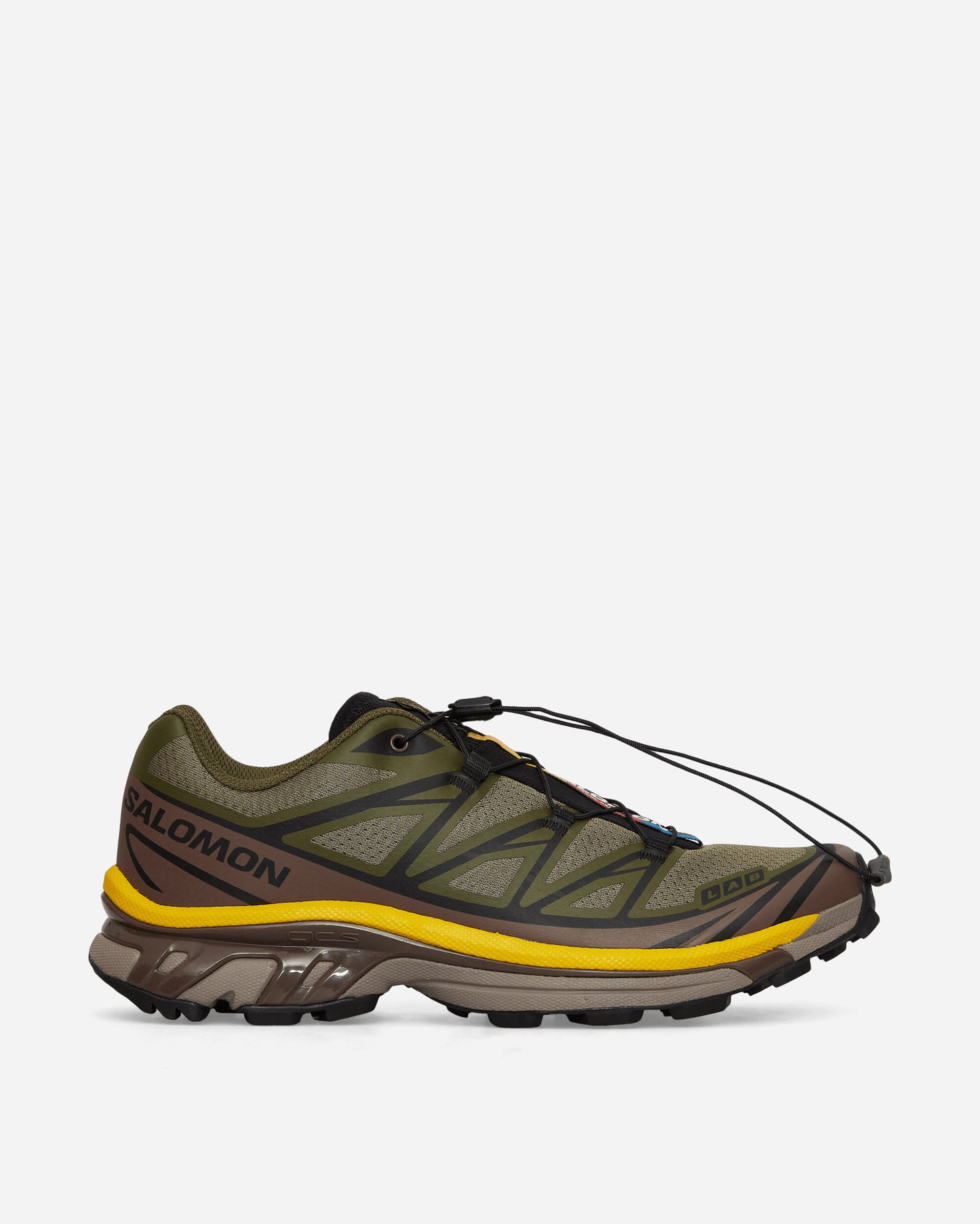 Salomon Xt-6 Olive Night/Black/Sulphur Sneakers Low L47582800