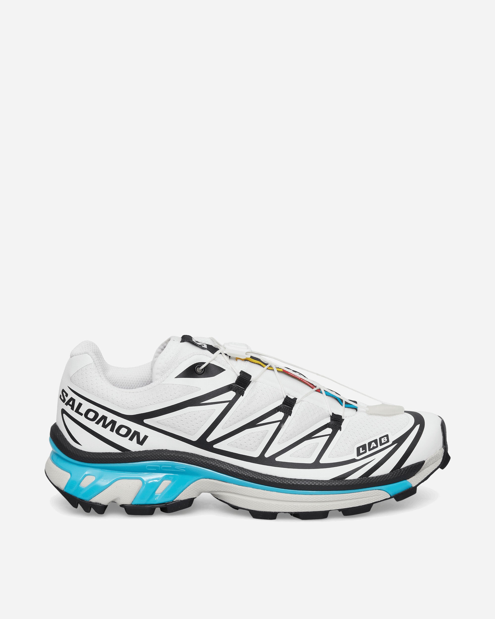 Salomon Xt 6 Black/White/Blue Curacao Sneakers Low L49143300