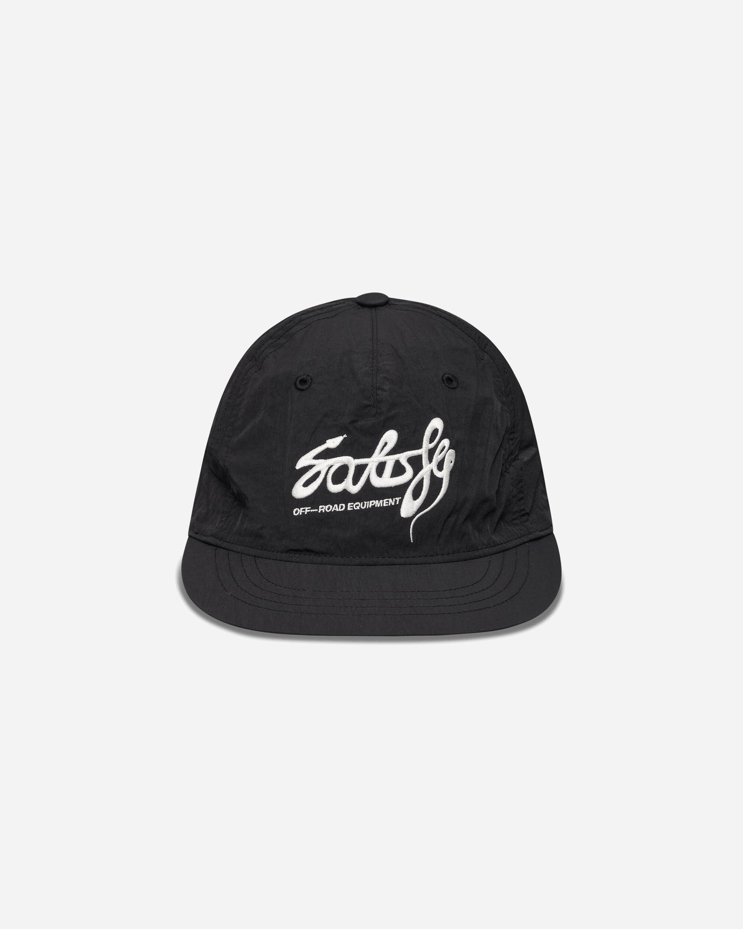 Satisfy Flitesilk 5 Panel Pinch Cap Matte Black OffRoad Enbroidery Hats Caps 31025-00044 00044