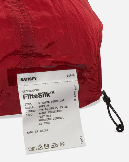 Satisfy Flitesilk 5 Panel Pinch Cap Burgundy Hats Caps 31015 BUSAC