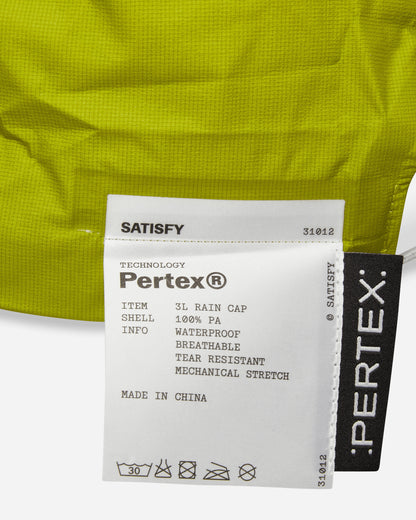 Satisfy Pertex 3L Rain Cap Grenoble Green Hats Caps 31012 51102