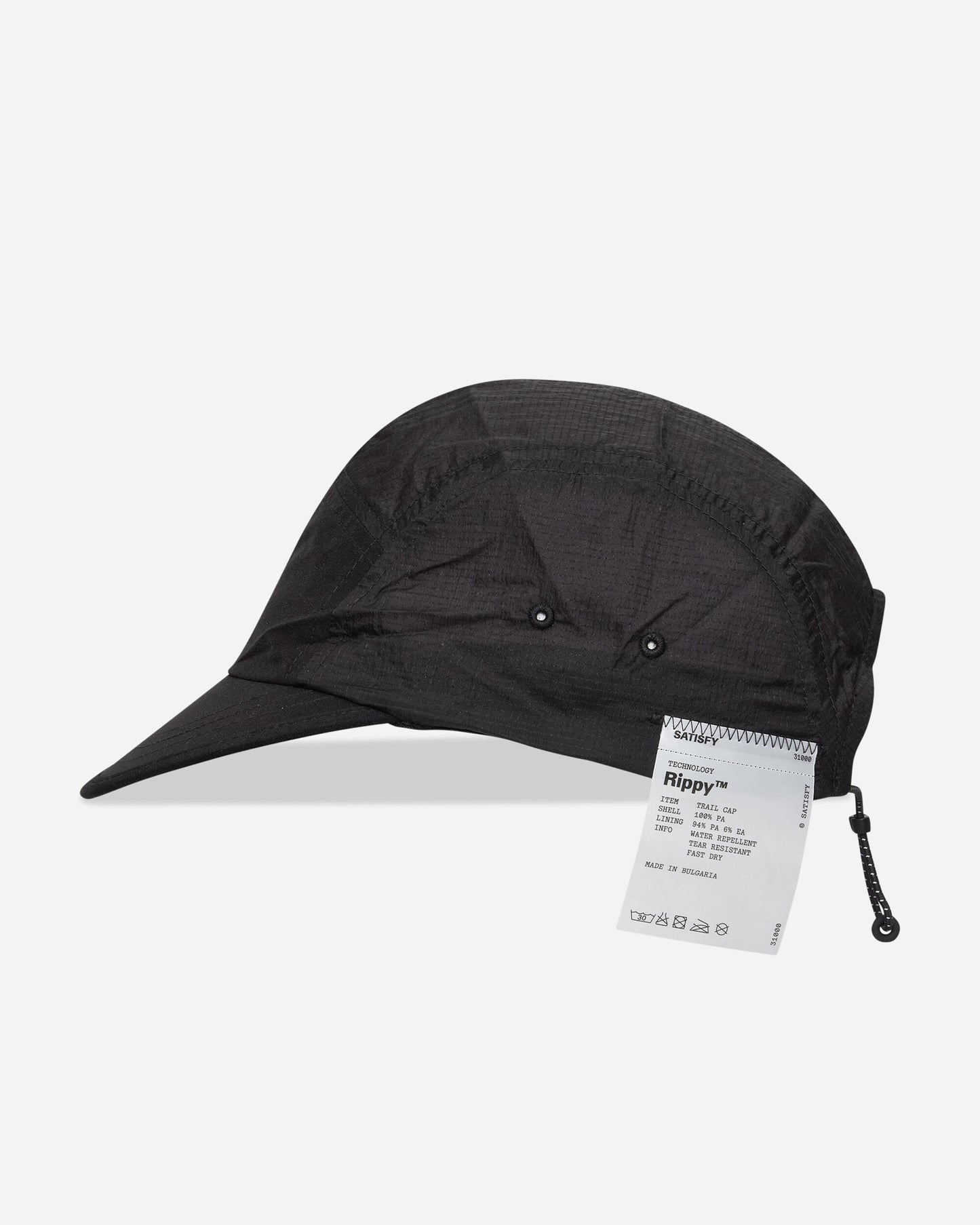 Satisfy Rippy Trail Cap Black SA Hats Caps 31000 00001