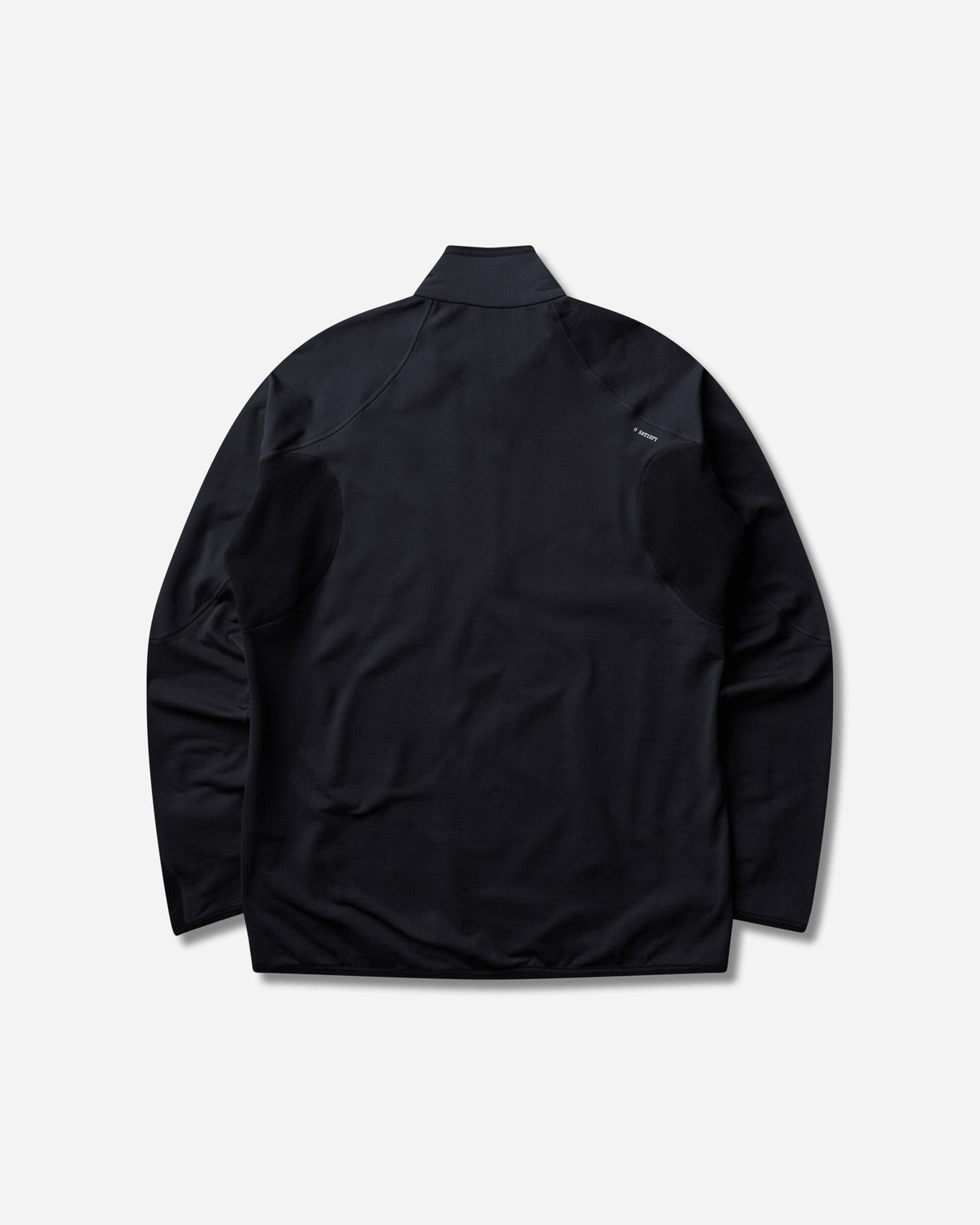 Satisfy Fuzzfleece Grid Half Zip Black SA Sweatshirts Crewneck 11013-00001 00001