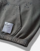 Satisfy Mothtech Hoodie Faded Black Sweatshirts Hoodies 11097 01A02