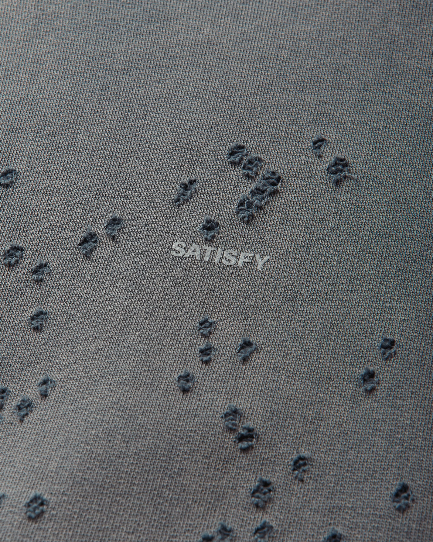 Satisfy Mothtech Hoodie Faded Black Sweatshirts Hoodies 11097 01A02