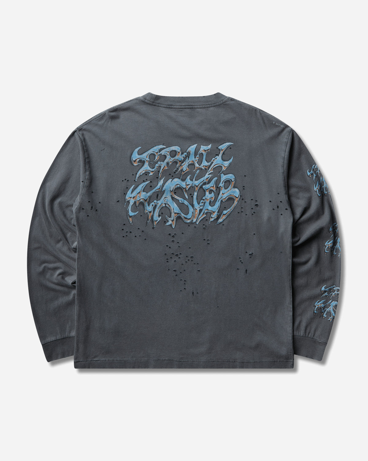 Satisfy Mothtech Long Tee Faded Black ScorpSleecePr T-Shirts Longsleeve 11073-01A40 01A40