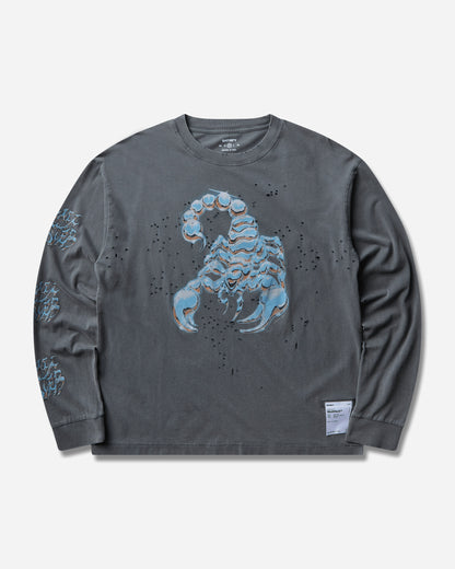 Satisfy Mothtech Long Tee Faded Black ScorpSleecePr T-Shirts Longsleeve 11073-01A40 01A40