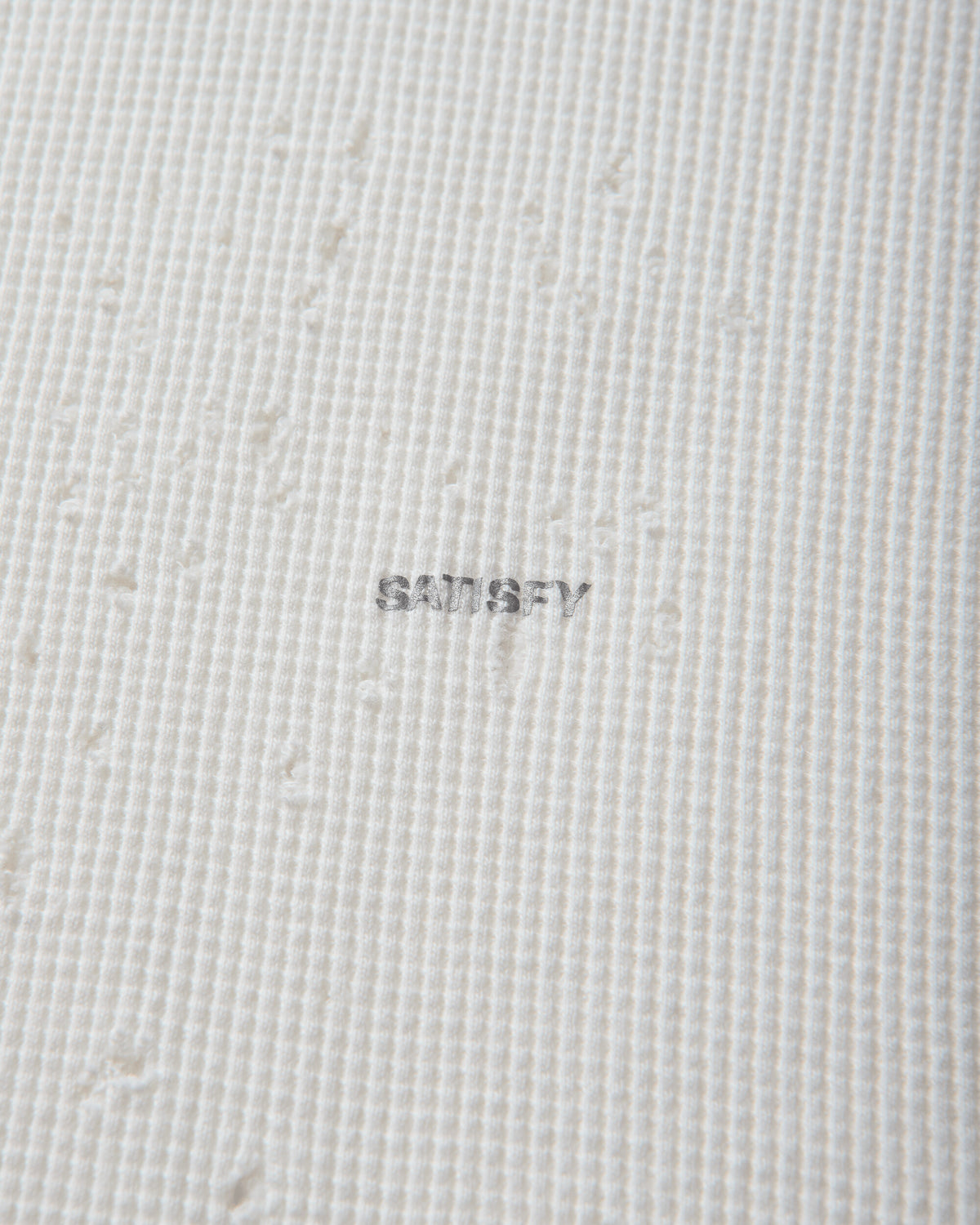Satisfy Mothtech Waffle Long Tee OffWhite SA T-Shirts Longsleeve 11113-11101 11101