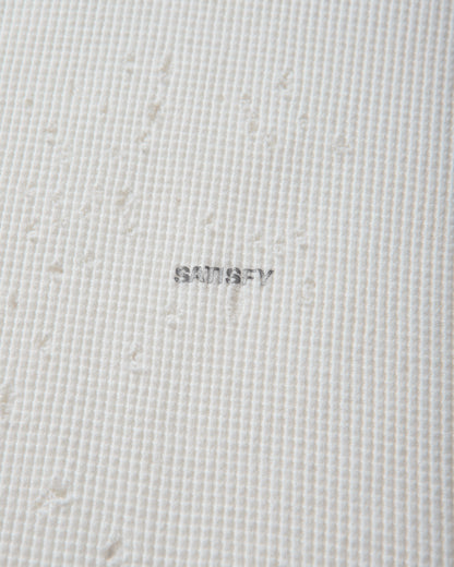 Satisfy Mothtech Waffle Long Tee OffWhite SA T-Shirts Longsleeve 11113-11101 11101