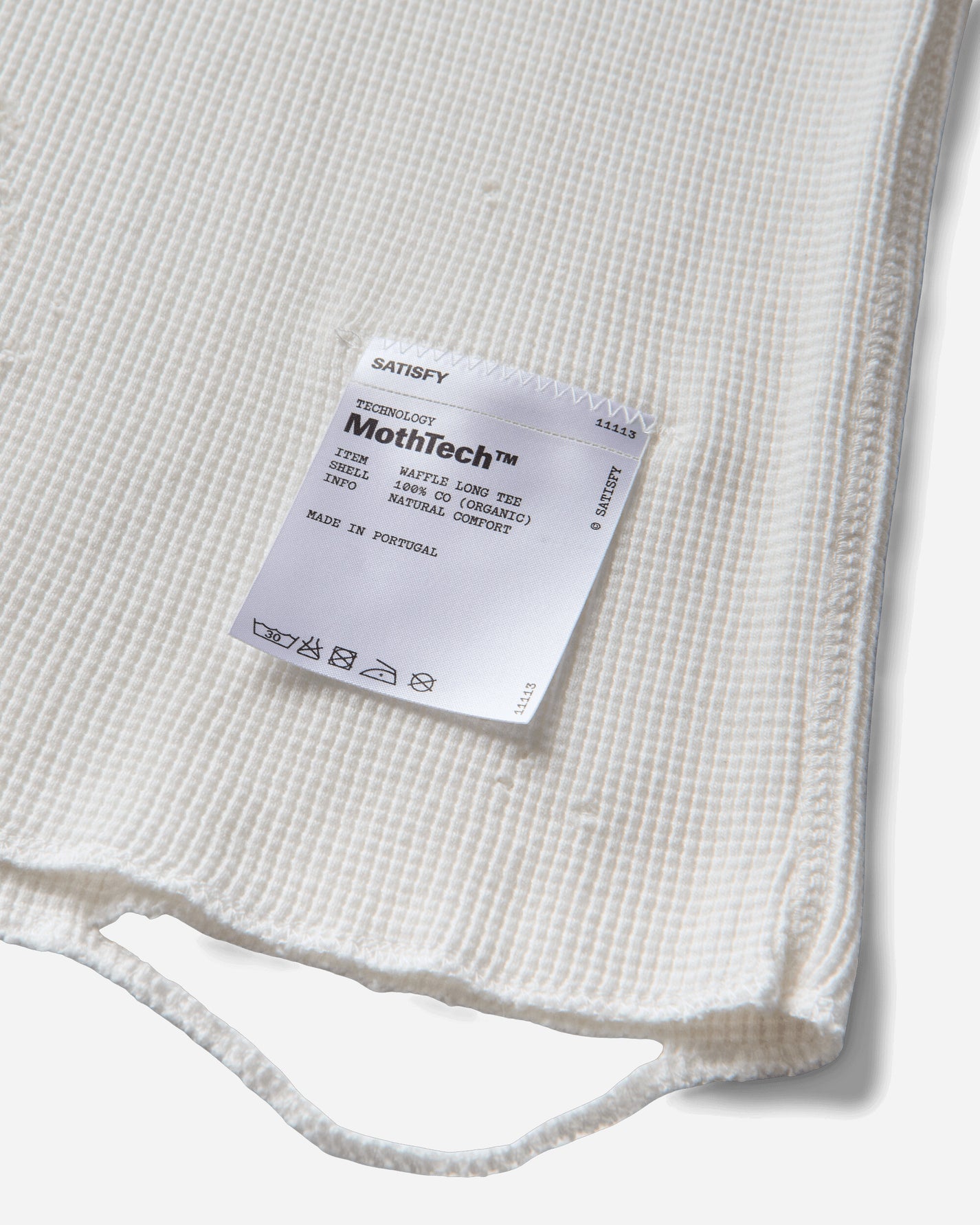 Satisfy Mothtech Waffle Long Tee OffWhite SA T-Shirts Longsleeve 11113-11101 11101