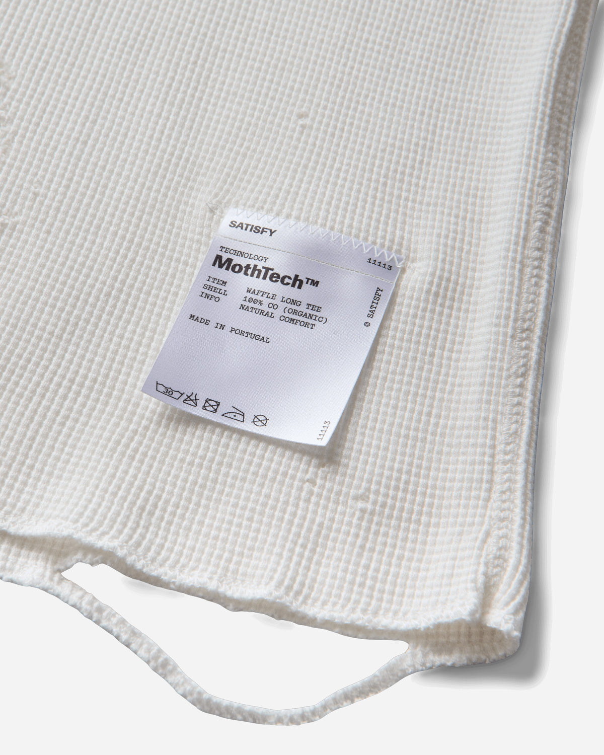 Satisfy Mothtech Waffle Long Tee OffWhite SA T-Shirts Longsleeve 11113-11101 11101