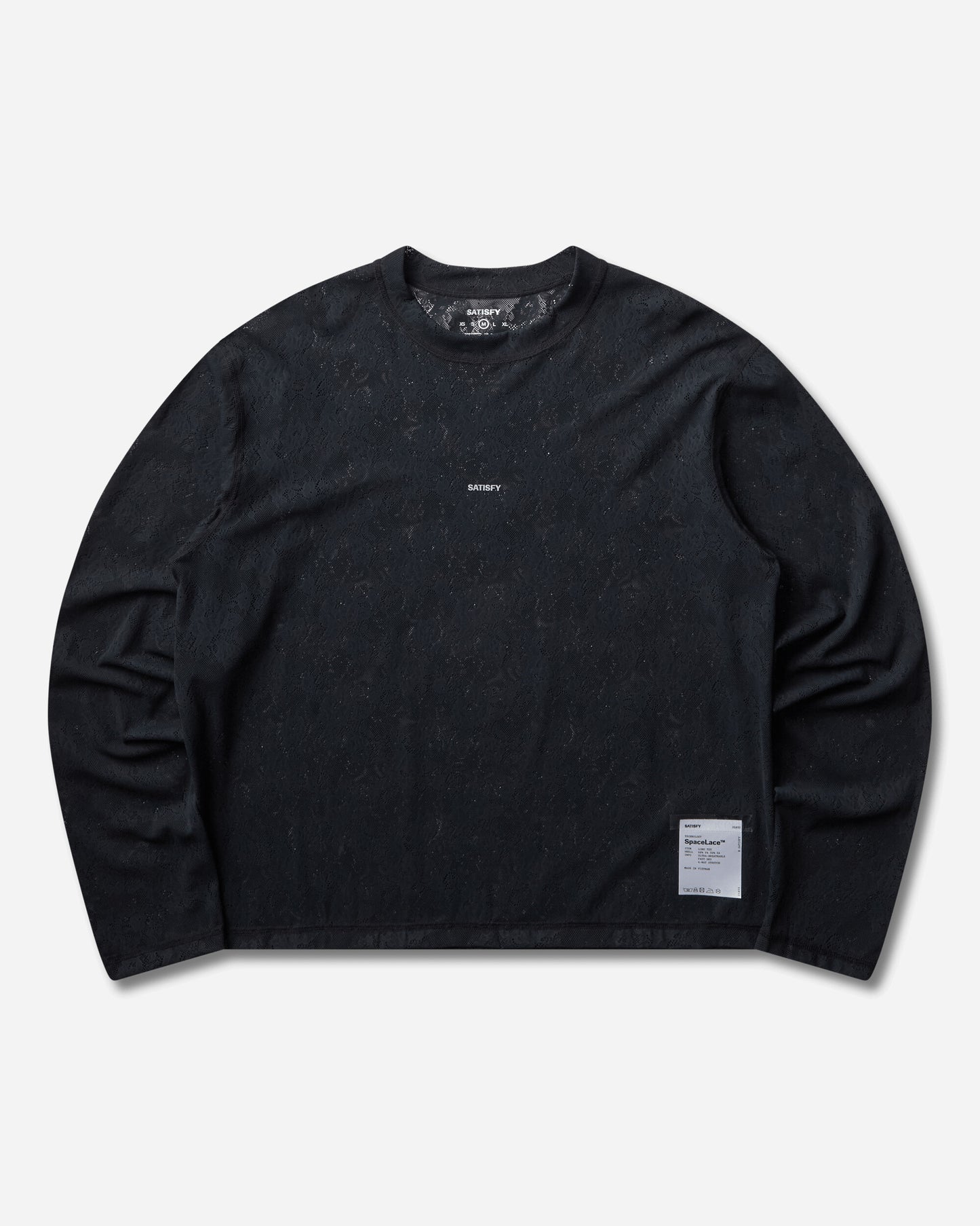 Satisfy Wmns Space Lace Long Tee Black SA T-Shirts Longsleeve 21033 00001