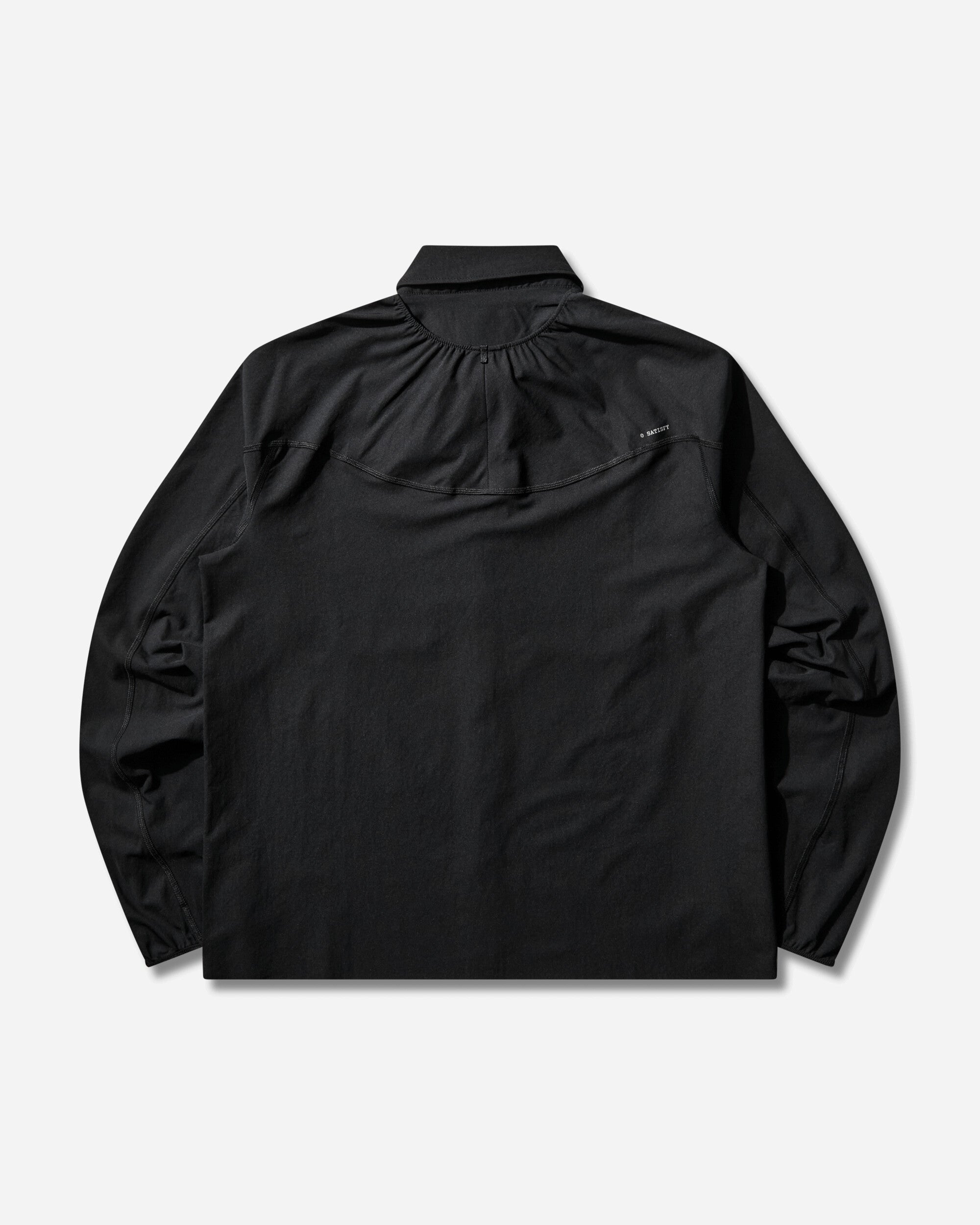 Satisfy Peaceshell River Shirt Black Shirts Longsleeve Shirt 11017 00000