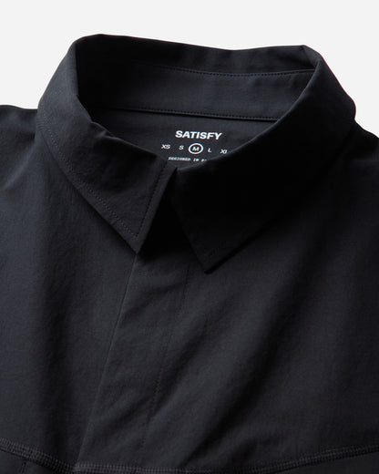 Satisfy Peaceshell River Shirt Black Shirts Longsleeve Shirt 11143-00000 00000
