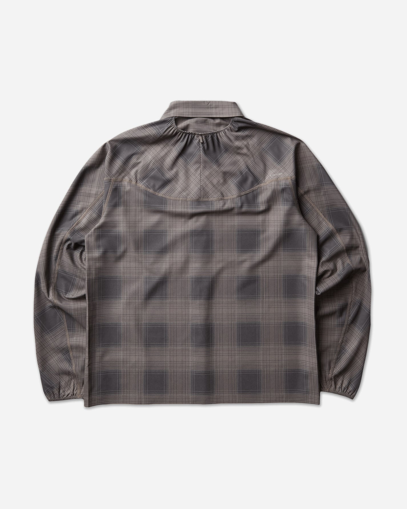 Satisfy Peaceshell River Shirt Check Green Shirts Longsleeve Shirt 11143-91F02 91F02