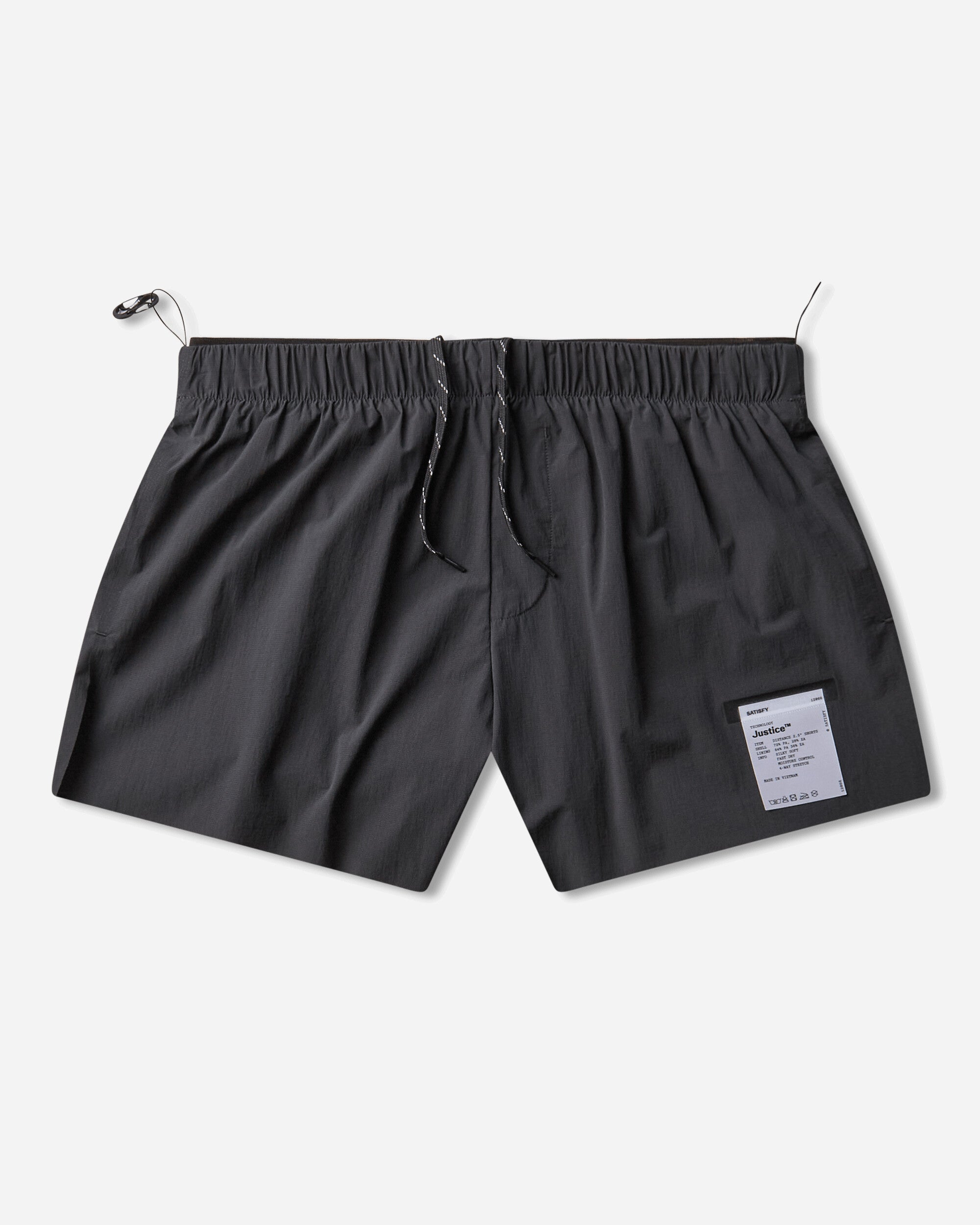 Satisfy Justice Distance 2 5 Shor Black Shorts Short 12019 00000