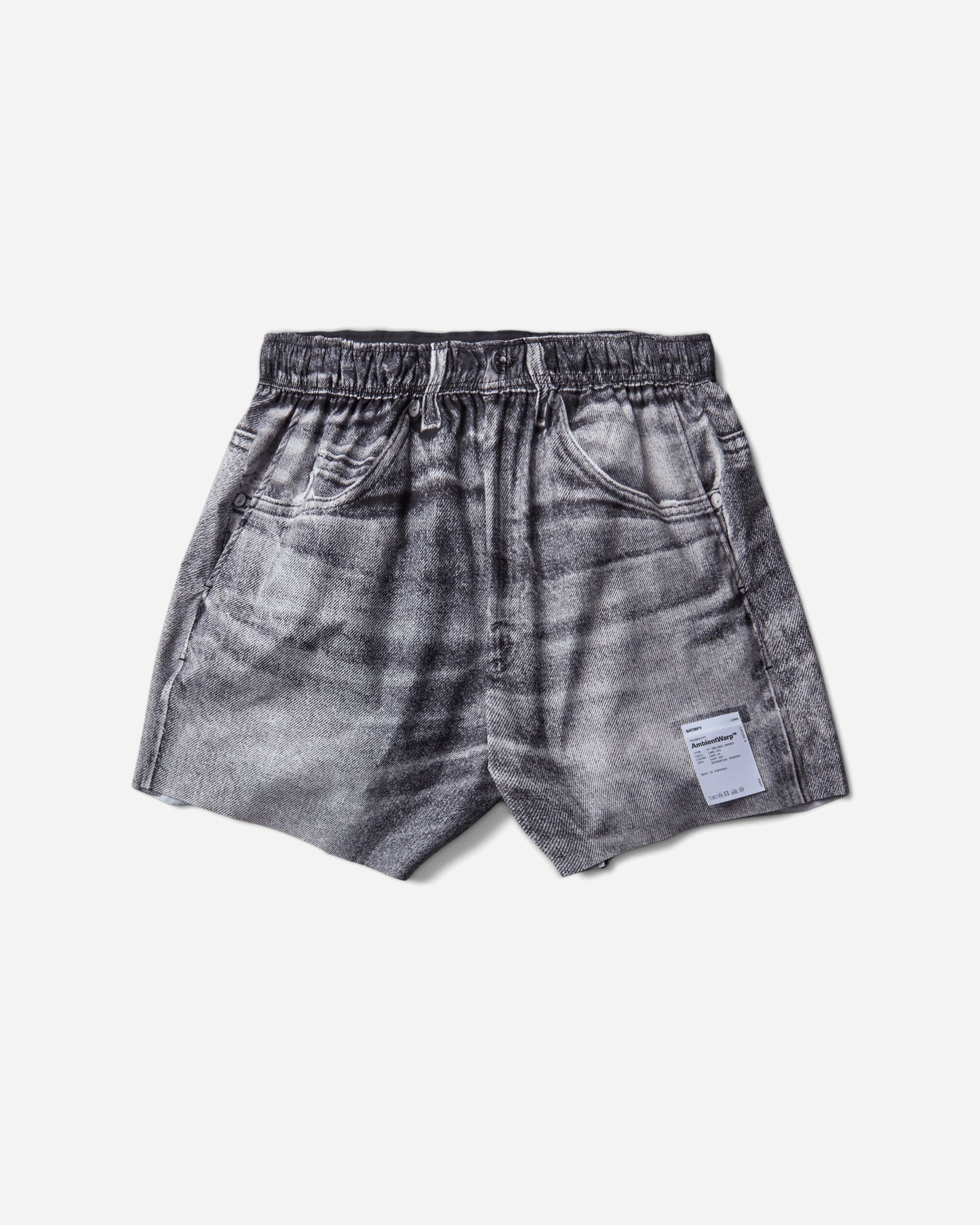 Satisfy Peaceshell 5 Unlined Shorts Black Denim Shorts Short 12008-00G00 00G00