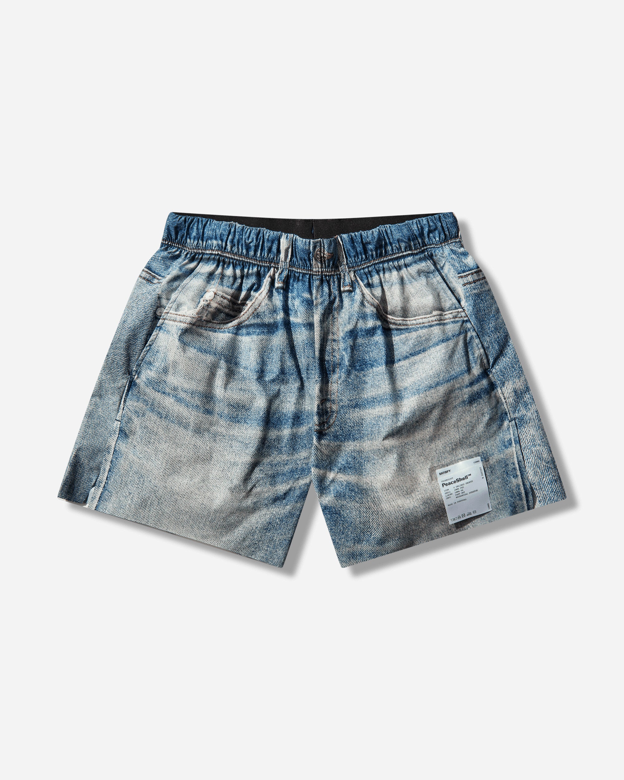 Satisfy Peaceshell 5 Unlined Shorts Digital Denim Shorts Short 12008-60G00 60G00