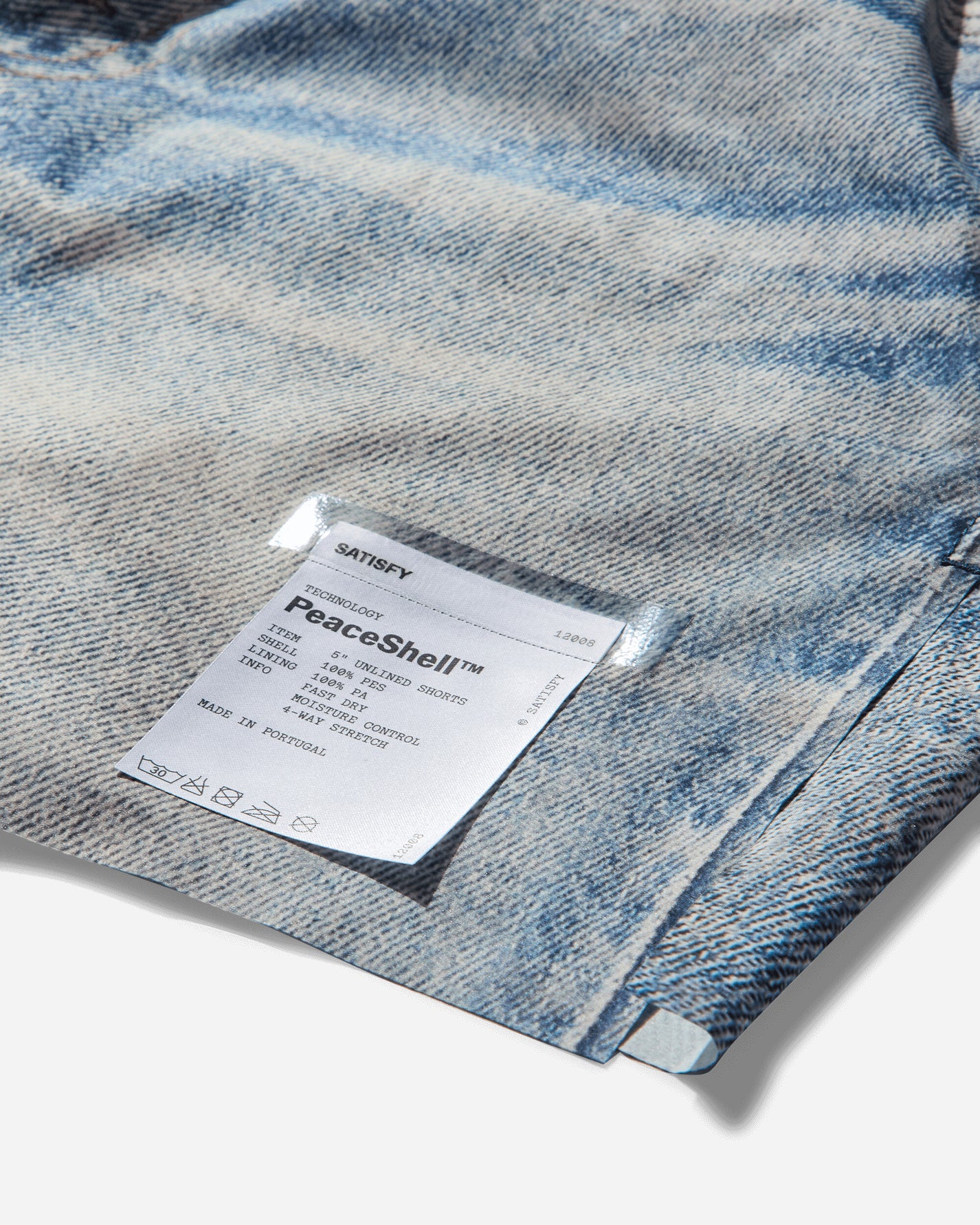 Satisfy PeaceShell 5 Unlined Shorts Digital Denim Shorts Short 12008 60G00