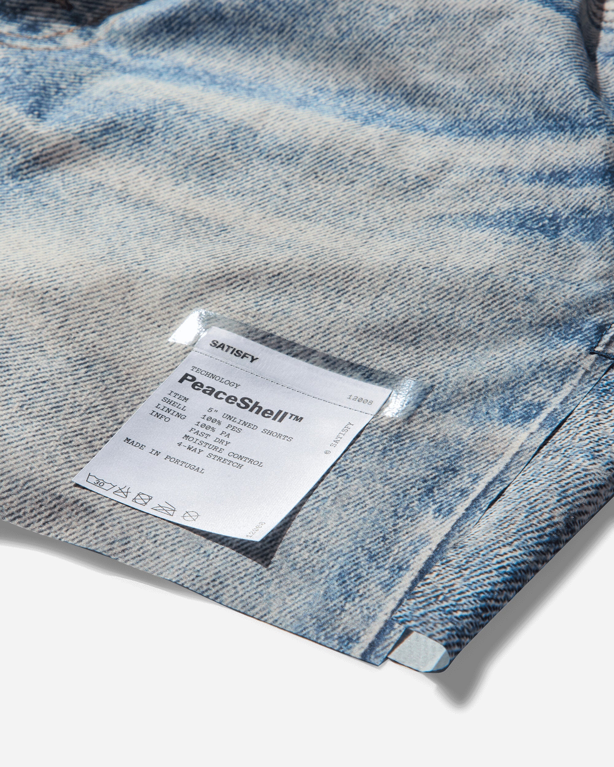Satisfy PeaceShell 5 Unlined Shorts Digital Denim Shorts Short 12008 60G00
