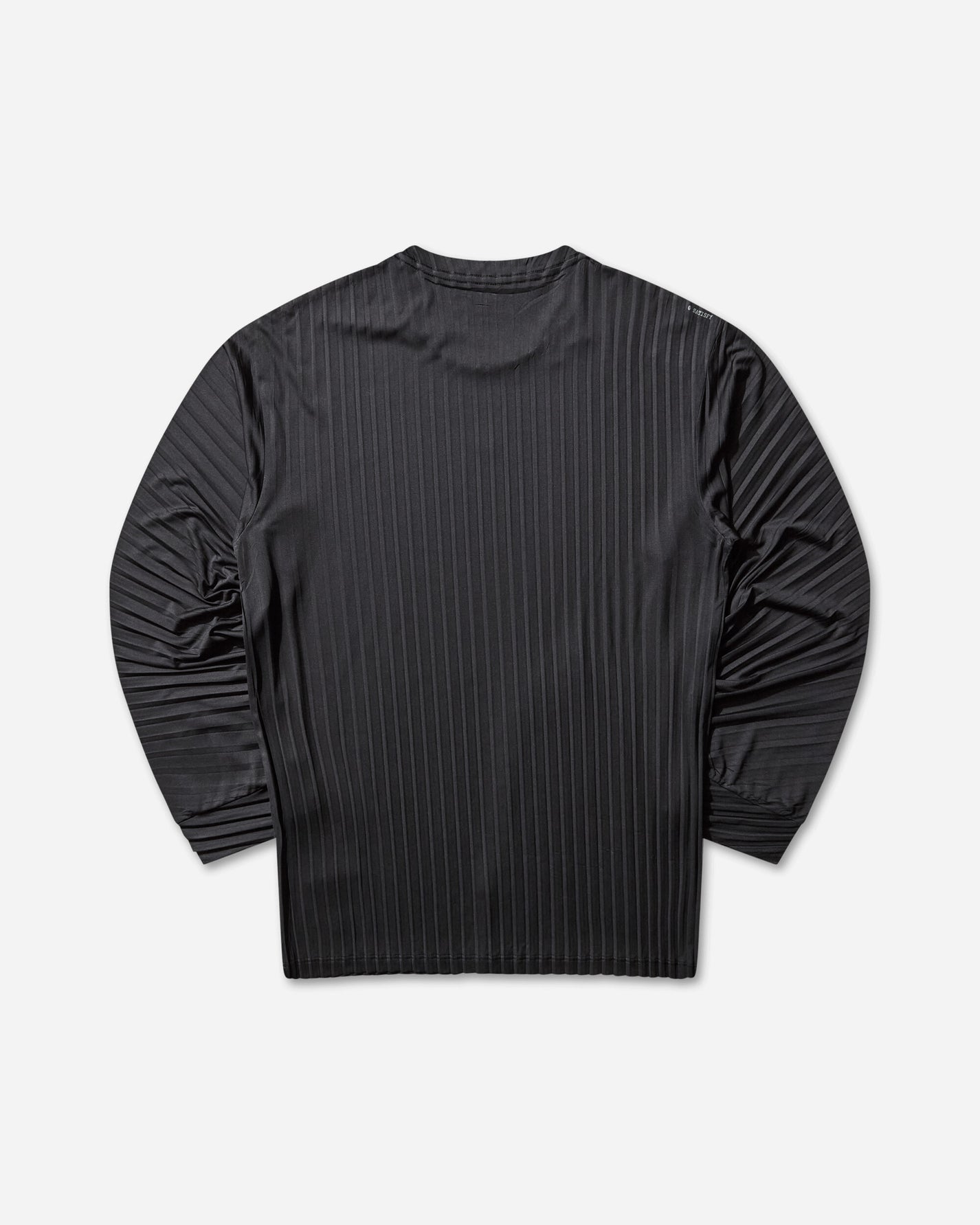 Satisfy AuraLite Pleated Long Tee Black T-Shirts Shortsleeve 11068 00001
