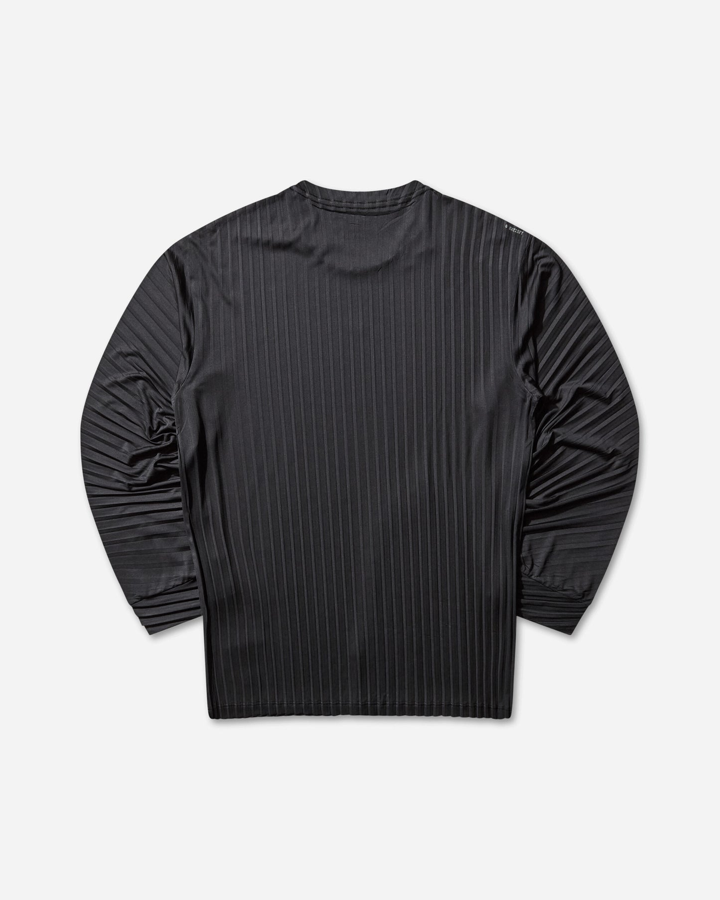 Satisfy AuraLite Pleated Long Tee Black T-Shirts Shortsleeve 11068 00001